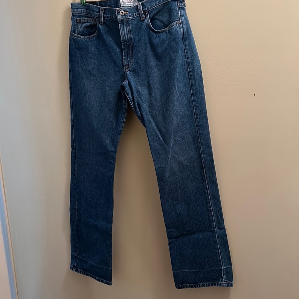 Abercrombie & Fitch Women's Straight Leg Jeans - Blue